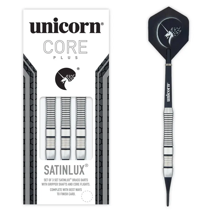 Unicorn Core+ Satinlux Soft Darts -- 1 Satz