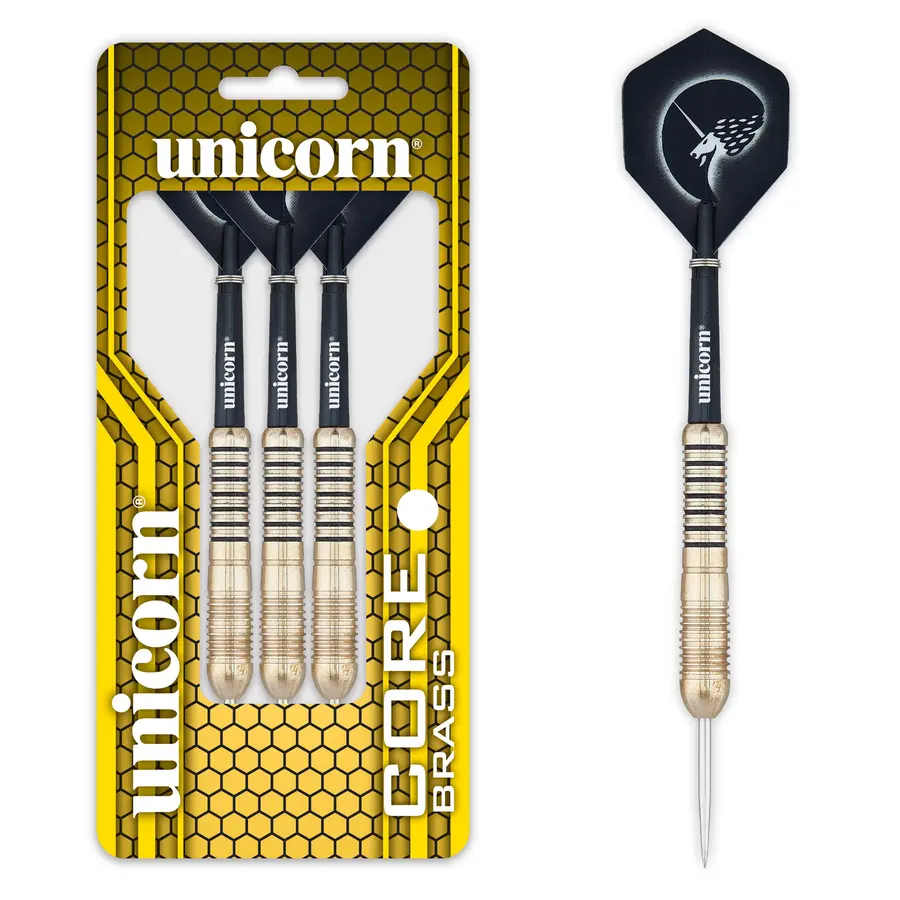 Unicorn Core Brass Steel Darts -- 1 Satz