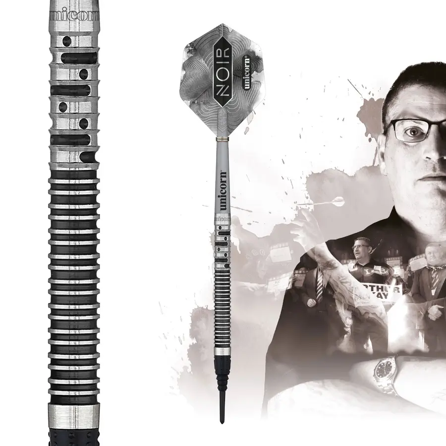 Unicorn Phase 5 World Champion Gary NOIR Anderson Soft Dart Presentation Box -- 1 Satz