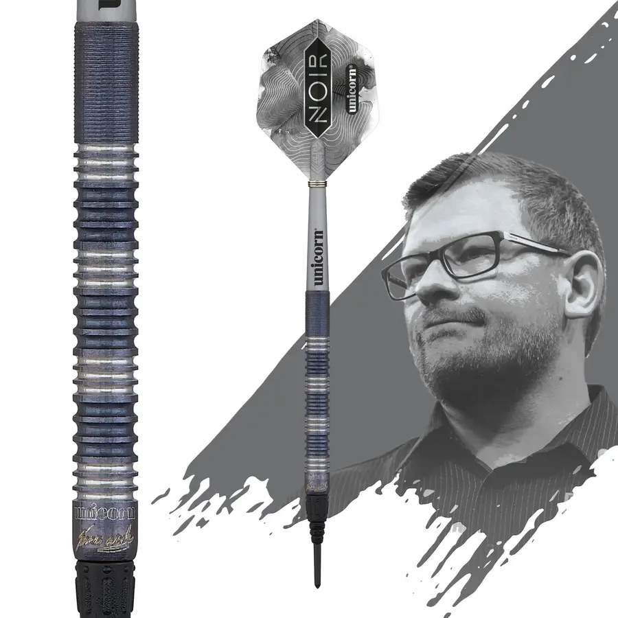 Unicorn NOIR James Wade Soft Dart Presentation Box -- 1 Satz