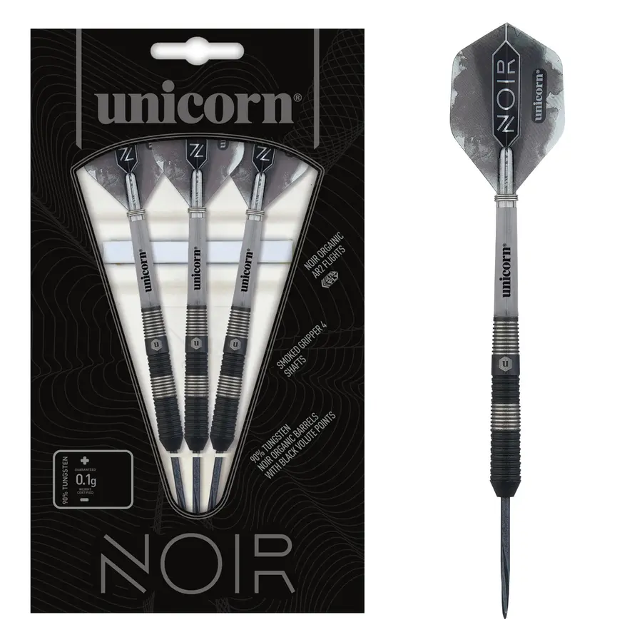 Unicorn Noir Style 3 Tungsten Steel Darts -- 1 Satz