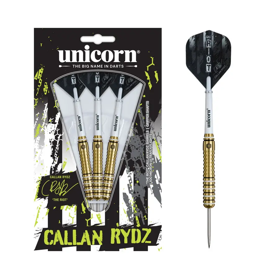 Unicorn Callan Rydz Brass Steel Darts -- 1 Satz