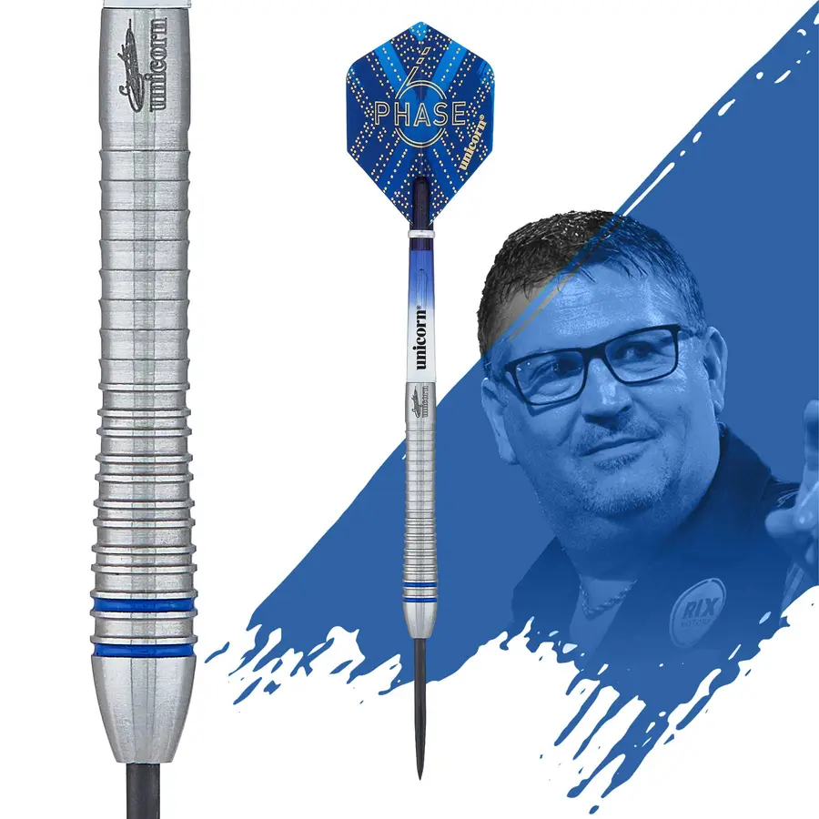 Unicorn Phase 6 World Champion Gary Anderson Steel Dart Presentation Box -- 1 Satz
