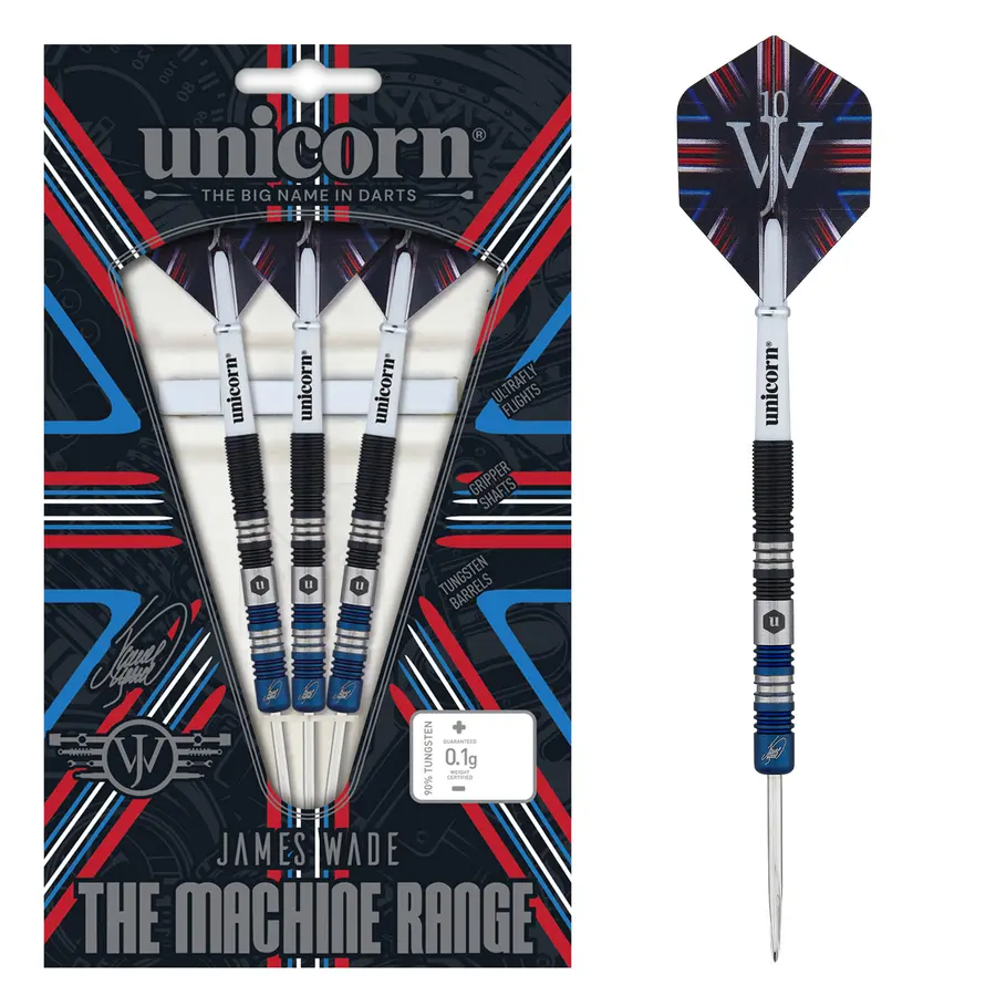 Unicorn James Wade Two-Tone Steel Darts -- 1 Satz
