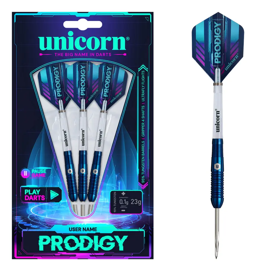 Unicorn Prodigy S2 Steel Dart 95% Tungsten -- 1 Satz