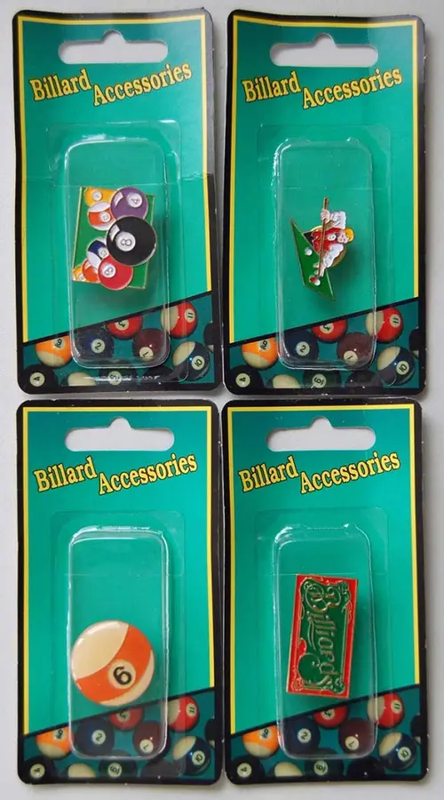 Anstecker: Billard -- 1 Stck