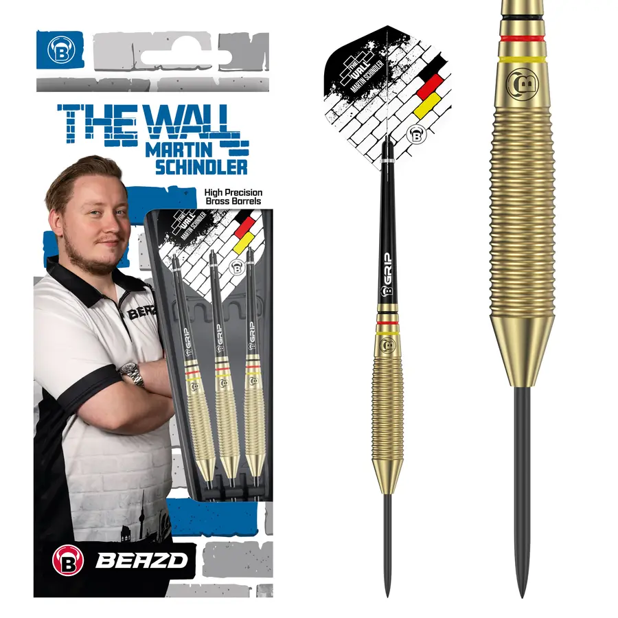 BEAZD Martin Schindler Natural Brass Steeldart -- 1 Satz