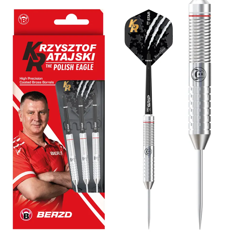BEAZD Krzysztof Ratajski Brass Silver Steeldart -- 1 Satz