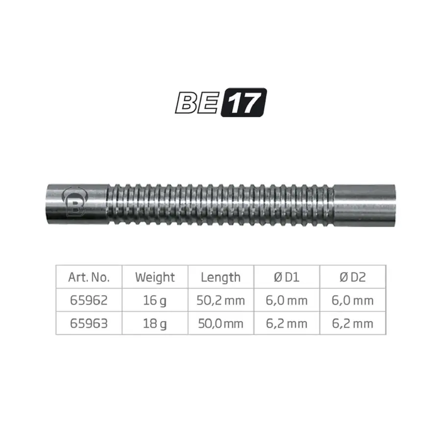 BEAZD BE-17 Soft Dart Barrel -- 1 Satz