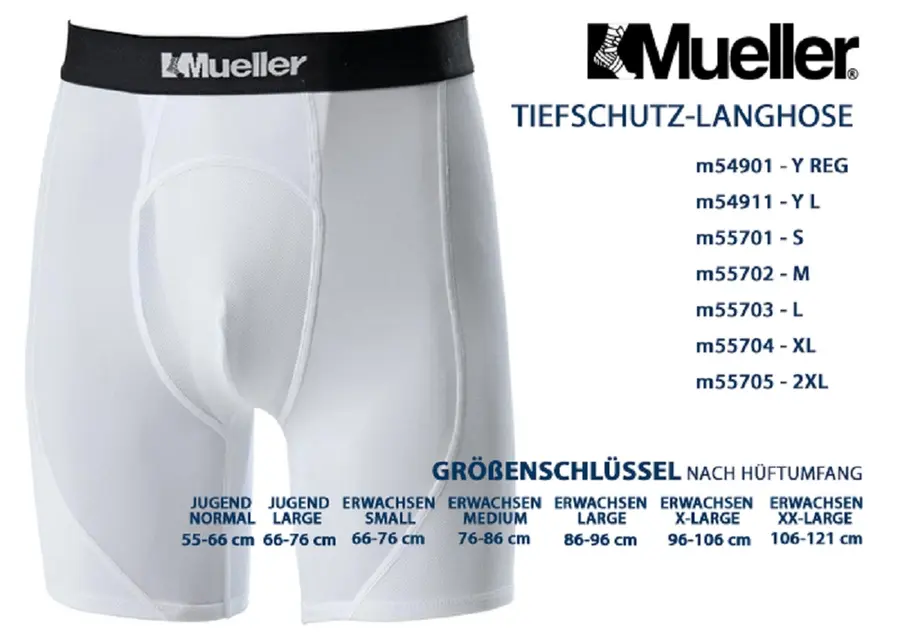 MUELLER Tiefschutz-Langhose -- 1 Stck