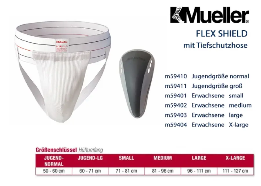 MUELLER Flex Shield mit Tiefschutzhose -- 1 Stck