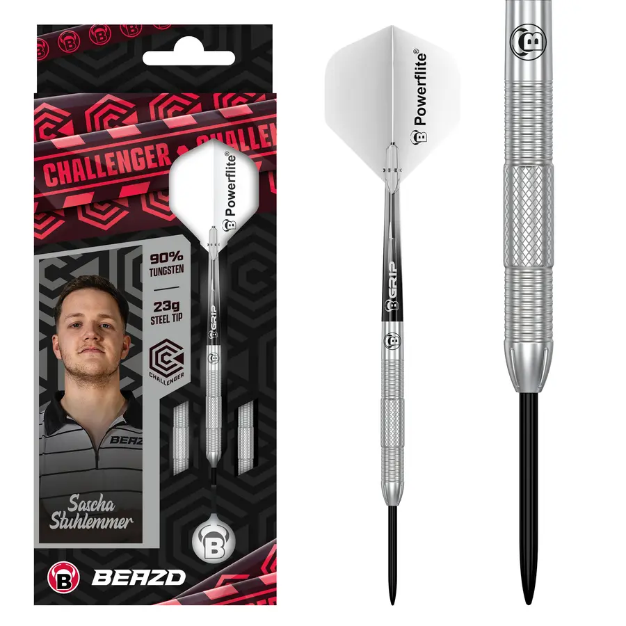 BEAZD Sascha Stuhlemmer Challenger Steeldarts - 23g -- 1 Satz