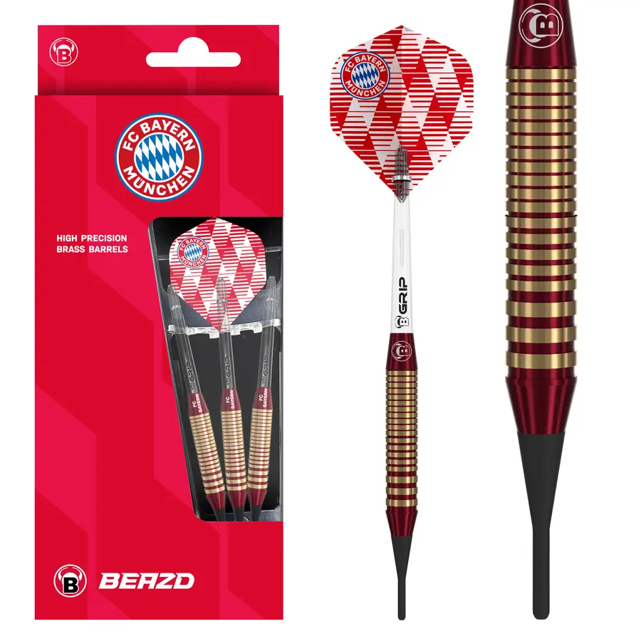 BEAZD FC Bayern München Brass Softdart - 18g -- 1 Satz