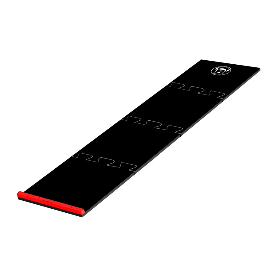 BEAZD Dart Mat, Puzzle Matte, Schaumstoff, inkl. Oche, 2,37 Meter -- 1 Stck