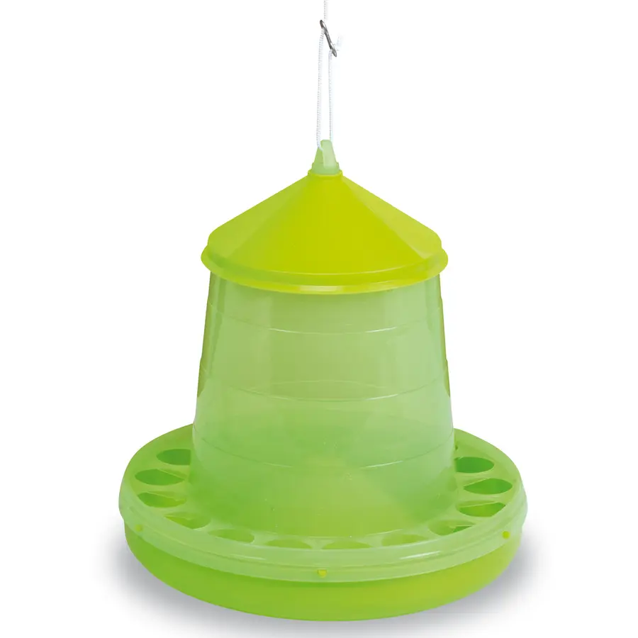 Geflügel Futterautomat Kunststoff 2 Kg (Green Lemon)