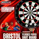 BULL'S Bristol Flocked Paper Dart Board -- 1 Stck – weergave 3