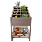 Pflanzkasten Frühbeet Kräuterbeet Blumenbeet mit Ablage – view 4