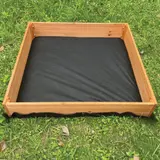Sandkasten Spielplatz Kinder Torino 90 x 90 cm von terra-garten® – view 1