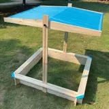 Sandkasten Spielplatz Kinder Lucia 116 x 116 cm von terra-garten® – view 3