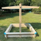 Sandkasten Spielplatz Kinder Lucia 116 x 116 cm von terra-garten® – view 5