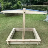 Sandkasten Spielplatz Kinder Ombra 126 x 118 cm von terra-garten® – view 3