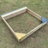 Sandkasten Spielplatz Kinder Semplice 102 x 96,5 cm von terra-garten® – Ansicht 2