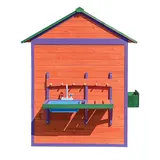 Spielhaus Kunterbund für Kinder aus FSC-zertifiziertem Holz – view 1
