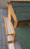 Kaninchenstall Kleintier Terasse Balkon mit 3 Schubladen Klopfer-Plus von Zoo-XXL – view 5