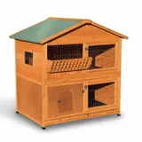 Zoo-XXL® Hoppolino – Premium Kleintierstall mit Heuraufe & extra großen Schubladen – vue 1