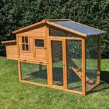 Hühnerhaus Liese -- mit PVC Welldach -- auch mit Extra-Auslauf – Ansicht 16