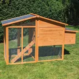 Hühnerhaus Liese -- mit PVC Welldach -- auch mit Extra-Auslauf – Ansicht 20