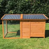 Hühnerhaus Paula mit PVC Welldach – Ansicht 7