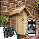 Gardenature Vogelhaus Vogelkasten mit WIFI KAMERA 4MP – vista 1