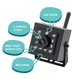 Gardenature Vogelhaus Vogelkasten mit WIFI KAMERA 4MP – vista 6
