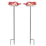 Summer Burst Vogelbad – Elegantes 2-Teile Set für Ihren Garten – vista 1