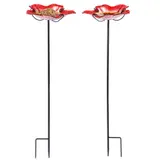 Summer Burst Vogelbad – Elegantes 2-Teile Set für Ihren Garten – vista 2