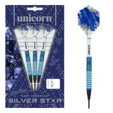 Unicorn Silver Star Blue Gary Anderson Soft Darts -- 1 Satz – vista 1