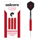 Unicorn Core Plus Rubberised Red Steel Darts -- 1 Satz – vista 1