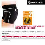 MUELLER Universal Level 2 Knieschoner in schwarz -- 1 Paar – Ansicht 1