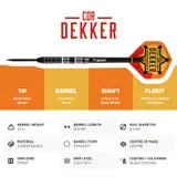 BEAZD Cor Dekker Steeldart - 23g -- 1 Satz – Ansicht 3