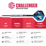 BEAZD Krzysztof Kciuk Challenger Steeldart - 20g -- 1 Satz – view 3
