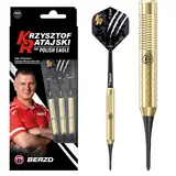 BEAZD Krzysztof Ratajski Brass Gold Softdart - 18g -- 1 Satz – weergave 1