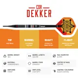 BEAZD Cor Dekker Softdart - 20g -- 1 Satz – Ansicht 3
