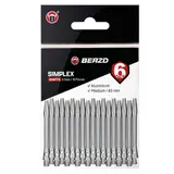 BEAZD 6-Pack Simplex Aluminium Shaft - m/silber -- 1 Stck – vista 1
