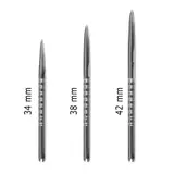 BEAZD GP3 Dart Point Silver -- 1 Satz – Ansicht 5