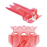 BEAZD ACRA X Dartcase - rot -- 1 Stck – vista 3