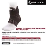 MUELLER Hg80 Fußgelenkbandage mit Gurten -- 1 Stck – weergave 3