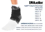 MUELLER Hg80 Fußgelenkbandage mit Gurten -- 1 Stck – weergave 3