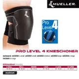 MUELLER Pro Level 4 Knieschoner in schwarz -- 1 Paar – view 9