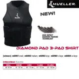 MUELLER Diamond Pad 3-Pad Shirt -- 1 Stck – vue 5